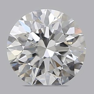 Round diamond — real photo
