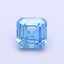 1.07 Ct. Fancy Vivid  Blue Asscher Lab Grown Diamond