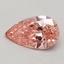 0.56 Ct. Fancy Vivid Pink Pear Lab Grown Diamond