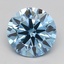 1.50 Ct. Fancy Vivid  Blue Round Lab Grown Diamond