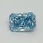 1.14 Ct. Fancy Vivid Blue Radiant Lab Grown Diamond