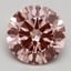 2.70 Ct. Fancy Intense Pink Round Lab Grown Diamond