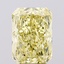 3.77 Ct. Fancy Intense  Yellow Radiant Lab Grown Diamond
