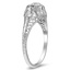 The Lincoln Ring, smalltop view on a hand