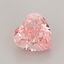 1.37 Ct. Fancy Vivid  Pink Heart Lab Grown Diamond