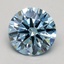 1.02 Ct. Fancy Blue Round Lab Grown Diamond