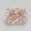 2.28 Ct. Fancy Vivid Pink Cushion Lab Grown Diamond