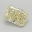 1.10 Ct. Fancy Yellow Radiant Lab Grown Diamond