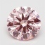 5.12 Ct. Fancy Vivid  Pink Round Lab Grown Diamond