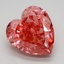 3.05 Ct. Fancy Vivid Pink Heart Lab Grown Diamond