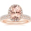 14KR Morganite Waverly Diamond Bridal Set (2/3 ct. tw.), smalltop view
