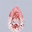 1.02 Ct. Fancy Vivid Pink Pear Lab Grown Diamond