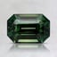 7.6x5.2mm Unheated Green Emerald Sapphire