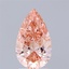 1.50 Ct. Fancy Vivid Pink Pear Lab Grown Diamond