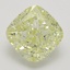 1.10 Ct. Fancy Light Yellow Cushion Diamond