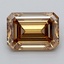 3.10 Ct. Fancy Light  Brown Emerald Lab Grown Diamond