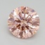 1.70 Ct. Fancy Intense Pink Round Lab Grown Diamond