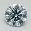 3.07 Ct. Fancy Intense Blue Round Lab Grown Diamond