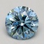 1.07 Ct. Fancy Intense Blue Round Lab Grown Diamond