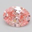 1.96 Ct. Fancy Vivid  Pink Oval Lab Grown Diamond