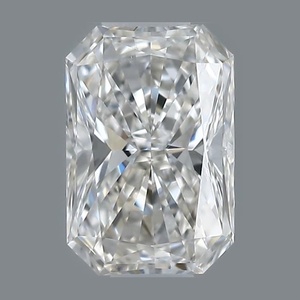 Radiant diamond — real photo