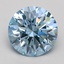 2.04 Ct. Fancy Blue Round Lab Grown Diamond