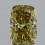 1.16 Ct. Fancy Intense Yellow Cushion Lab Grown Diamond
