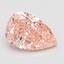 3.01 Ct. Fancy Vivid Pink Pear Lab Grown Diamond