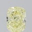 1.50 Ct. Fancy Light  Yellow Cushion Diamond