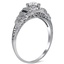 The Anusha Ring, smalltop view on a hand