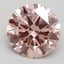 1.70 Ct. Fancy Intense Pink Round Lab Grown Diamond
