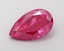 5.17 Ct. Fancy Vivid Red Pear Lab Grown Diamond