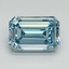 5.44 Ct. Fancy Intense Blue Emerald Lab Grown Diamond