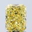 2.05 Ct. Fancy Vivid Yellow Radiant Lab Grown Diamond