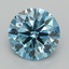 1.98 Ct. Fancy Vivid  Blue Round Lab Grown Diamond