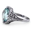 The Antonia Ring, smalltop view on a hand