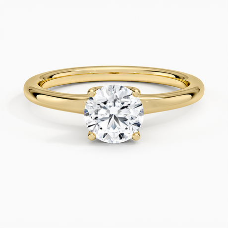 Fleur Solitaire Ring