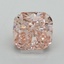 5.02 Ct. Fancy Vivid Pink Cushion Lab Grown Diamond