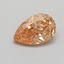 0.50 Ct. Fancy Brownish Orange Pear Lab Grown Diamond