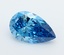 1.06 Ct. Fancy Vivid  Blue Pear Lab Grown Diamond