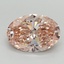 3.01 Ct. Fancy Vivid Pink Oval Lab Grown Diamond