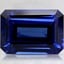 10x7mm Blue Emerald Lab Grown Sapphire