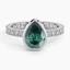 Platinum Sinclair Art Deco Diamond Ring (1/6 ct. tw.), smalltop view