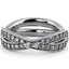 Custom Crossover Pave Band