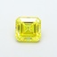 1.34 Ct. Fancy Vivid  Yellow Asscher Lab Grown Diamond