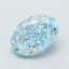 2.02 Ct. Fancy Vivid  Blue Oval Lab Grown Diamond