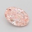 1.09 Ct. Fancy Vivid Pink Oval Lab Grown Diamond