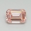 1.59 Ct. Fancy Vivid Pink Emerald Lab Grown Diamond