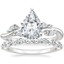 18K White Gold Arden Diamond Ring with Versailles Diamond Ring (3/8 ct. tw.)