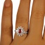 The Loki Ring, smallzoomed in top view on a hand
